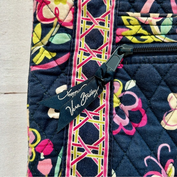 Vera Bradley Hipster Cross Body Bag | Legacy Pattern "Ribbons" - Picture 4 of 15